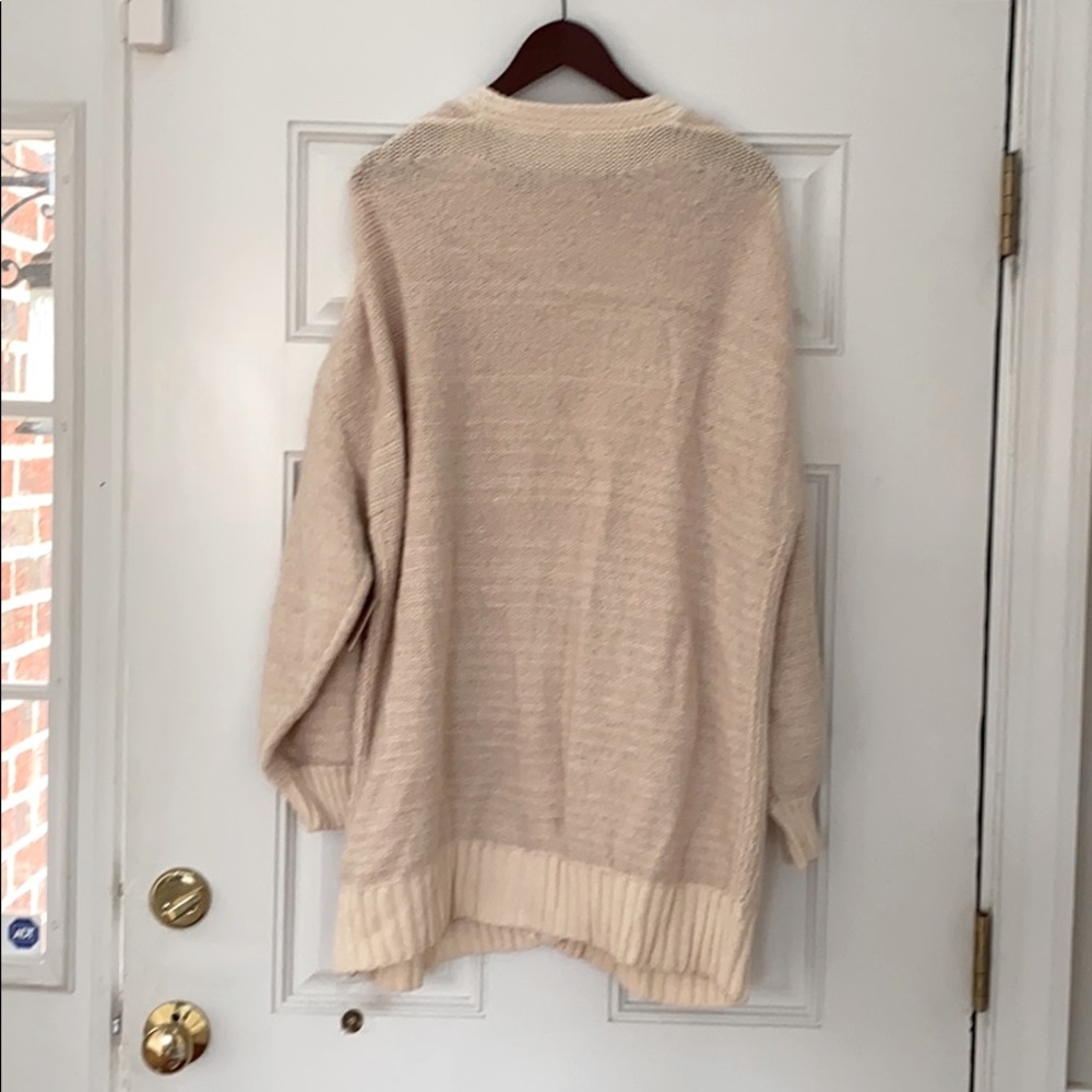 Free People Snow Drop Ivory Women's Cardigan L - Picture 7 of 7